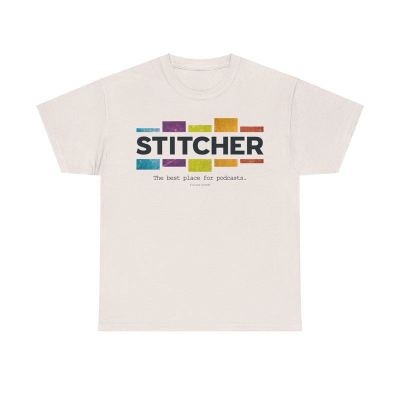 Load image into Gallery viewer, Stitcher Podcast App Nostalgic Tribute T-Shirt
