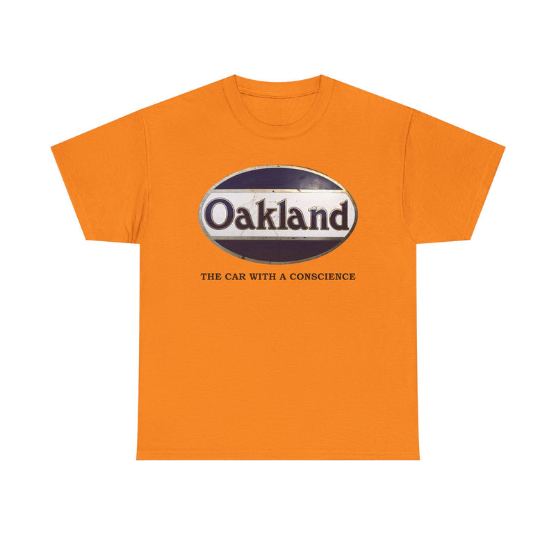 Load image into Gallery viewer, Oakland The Car With A Conscience Pontiac Predecessor T-shirt
