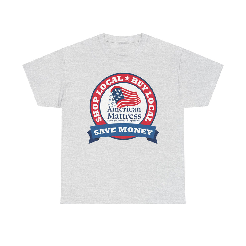 Load image into Gallery viewer, American Mattress Shop Local T-Shirt - Retail Industry Logo Tee
