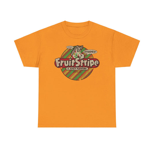 Fruit Stripe 1960 Yipes Stripes Flavor Chewing Gum Zebra T-shirt