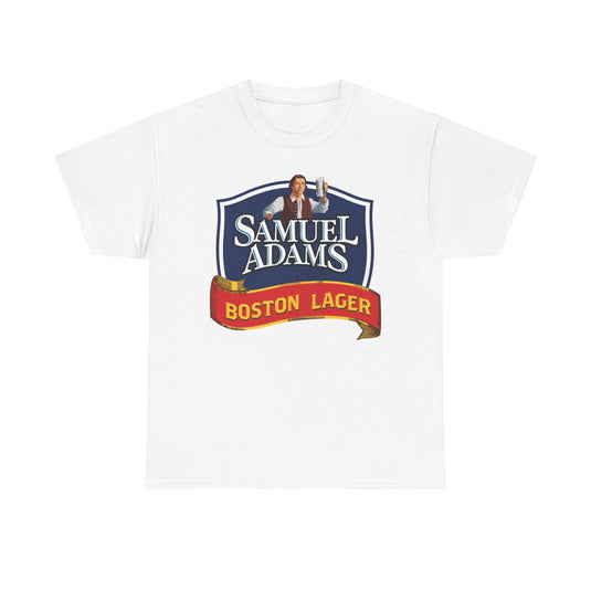 Samuel Adams Boston Lager Beer Logo Massachusetts T-Shirt
