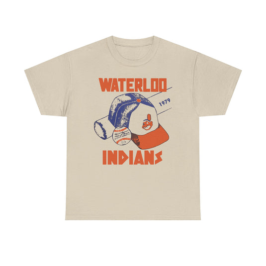 Waterloo Indians Baseball 1977-1988 Iowa T-shirt
