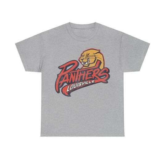 Louisville Panthers Hockey Team Nostalgic Logo T-shirt