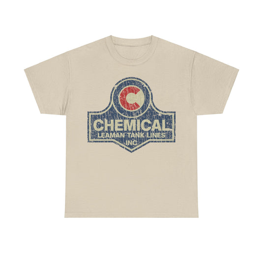 Chemical Leaman Tank Lines 1961 Trucking Distressed Print T-shirt