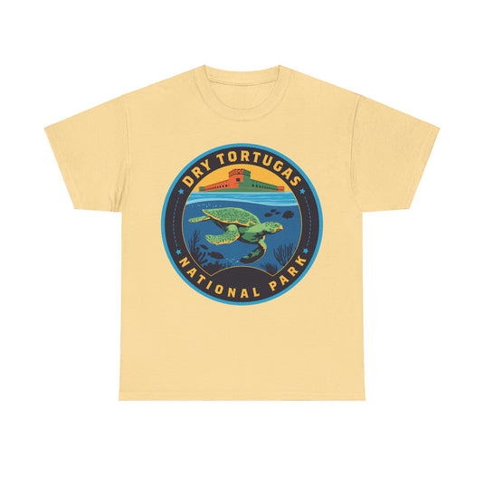 Dry Tortugas National Park Florida Round Logo T-shirt