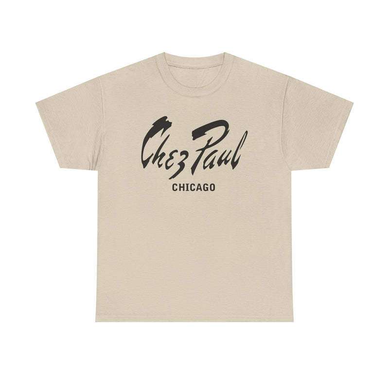 Load image into Gallery viewer, Chez Paul T-Shirt - French Fine Dining Industry Defunct Logo Tee

