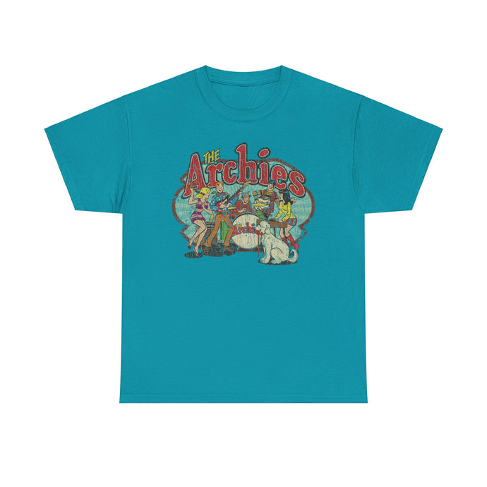 The Archies 1967 Archie Comics Rock Band Illustrated Comic Book T-shirt