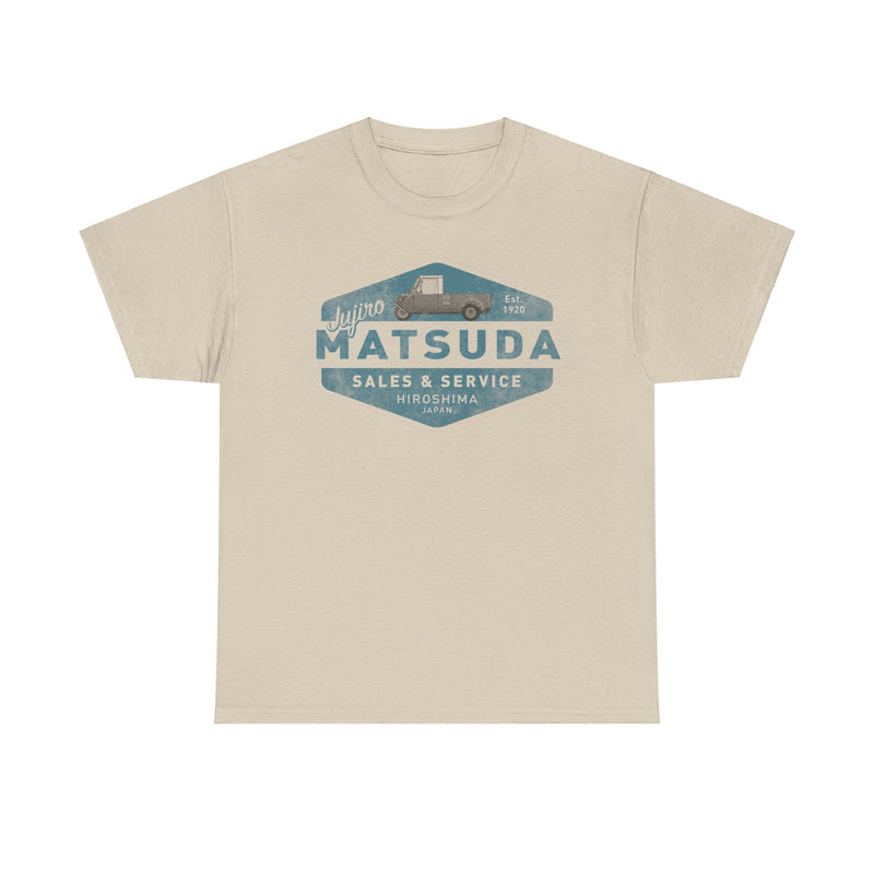 Load image into Gallery viewer, Jujiro Matsuda Est 1920 Mazda Hiroshima Japan Car T-shirt
