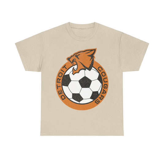 Detroit Cougars NASL Soccer Retro Nostalgic T-shirt