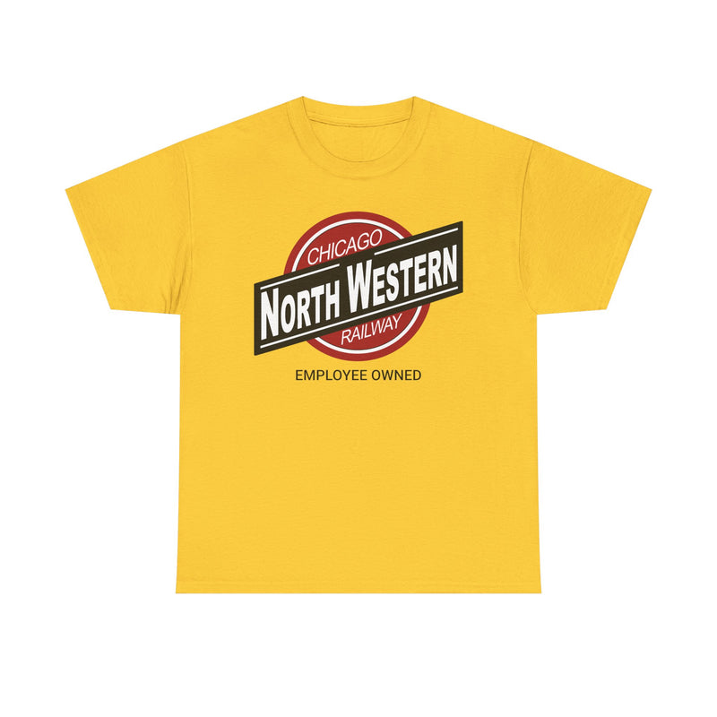 Load image into Gallery viewer, Chicago NorthWestern Employee Owned Railway Railroad Illinois Logo T-Shirt
