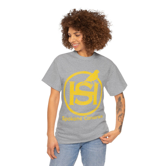 Spokane Canaries Hockey Team Nostalgic Logo T-shirt