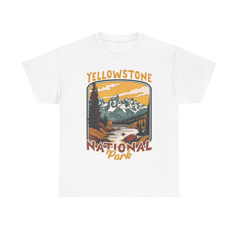 Load image into Gallery viewer, Yellowstone National Park Wyoming Poster Print T-shirt
