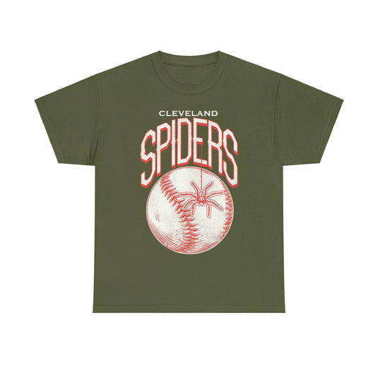 Cleveland Spiders Nostalgic Retro Baseball Team T-shirt