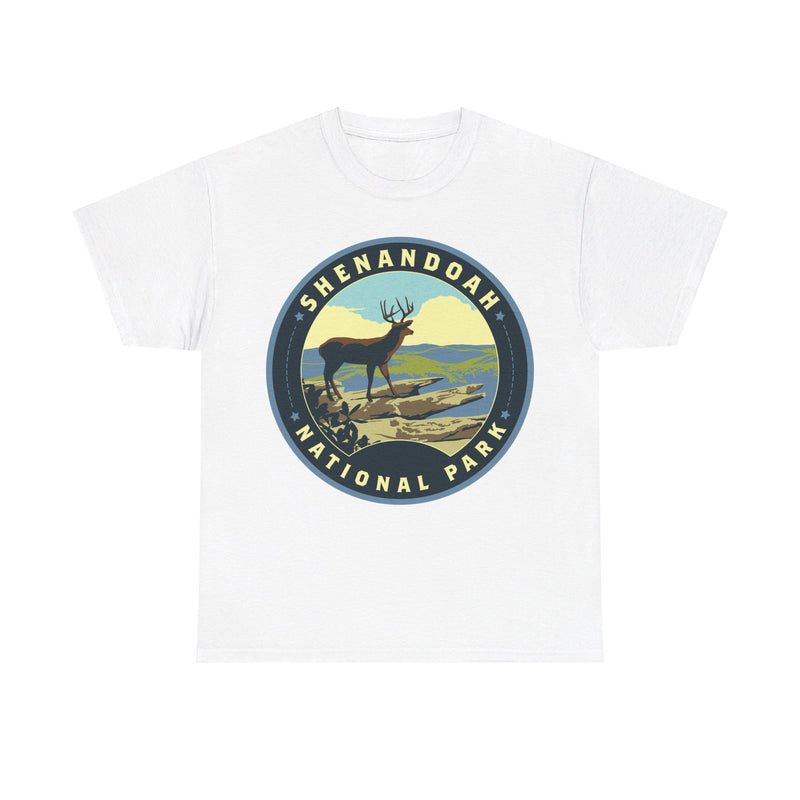 Load image into Gallery viewer, Shenandoah National Park Virginia Round Logo T-shirt
