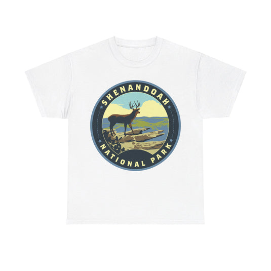 Shenandoah National Park Virginia Round Logo T-shirt