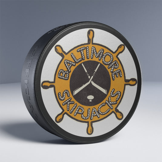 Baltimore Skipjacks Nostalgic Logo Hockey Puck