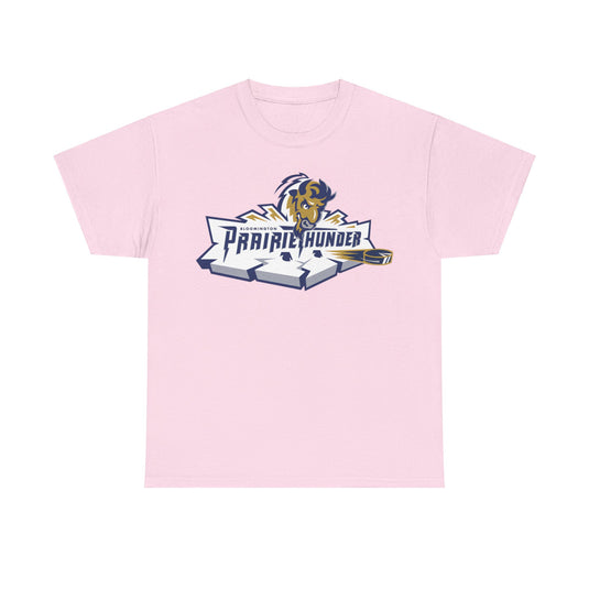 Bloomington Prairie Thunder Logo Illinois Hockey Team T-shirt