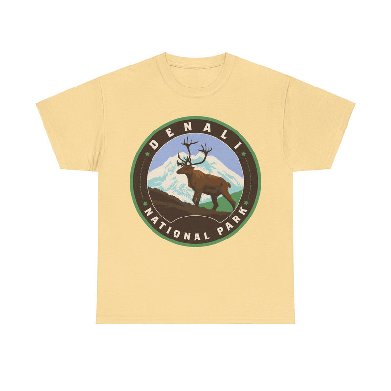 Load image into Gallery viewer, Denali National Park Alaska Round Logo T-shirt
