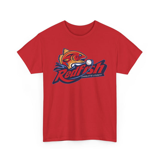 Charlotte County Redfish Florida South Coast League Baseball 2007 T-shirt