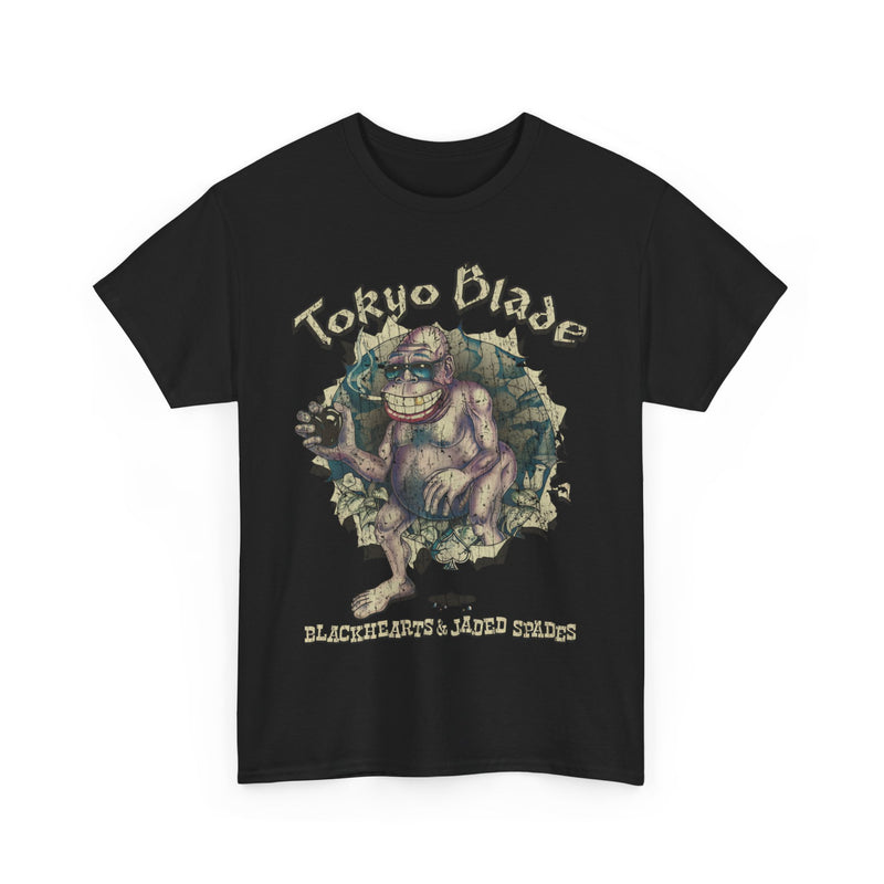 Load image into Gallery viewer, Tokyo Blade Black Hearts Jaded Spades Music Rock T-shirt
