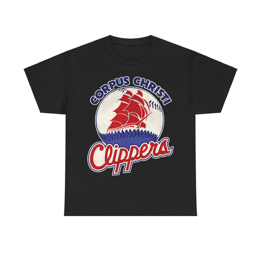 Corpus Christi Clippers Nostalgic Retro Baseball Team T-shirt