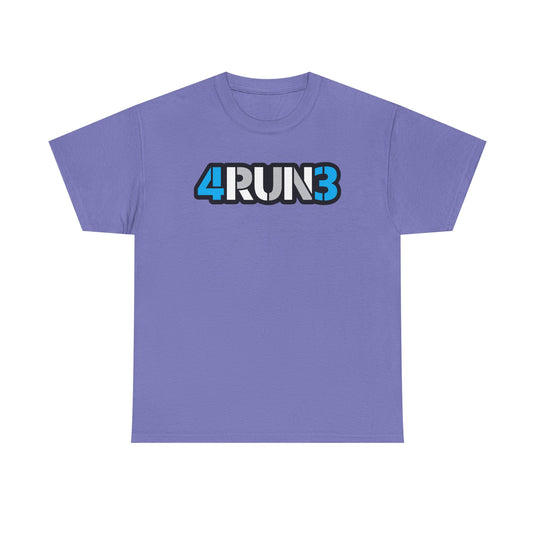 4RUN3 T-Shirt Defunct Running Company Bankrupt Logo Tee