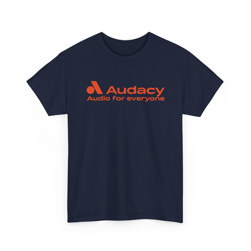 Load image into Gallery viewer, Audacy T-Shirt Defunct Radio Broadcasting Company Audio For Everyone Tee
