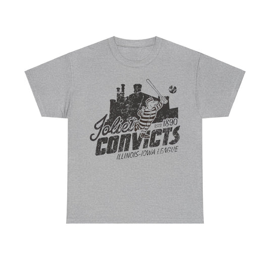 Joliet Convicts Est 1890 Illinois Baseball T-shirt