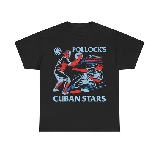 Cuban Stars Nostalgic Retro Baseball Team T-shirt