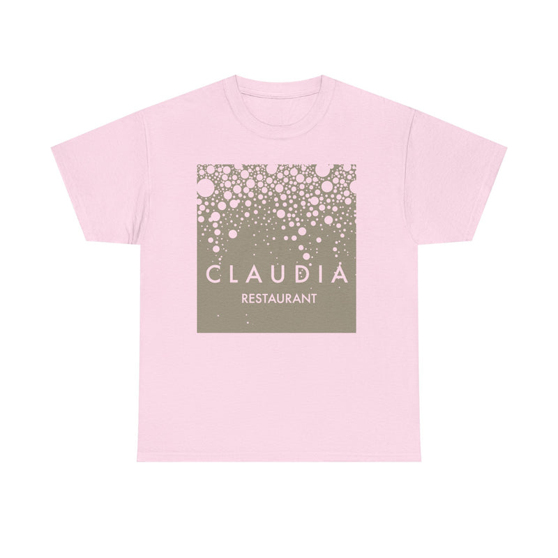 Load image into Gallery viewer, Claudia Restaurant T-Shirt - Fine Dining Industry Defunct Logo Tee
