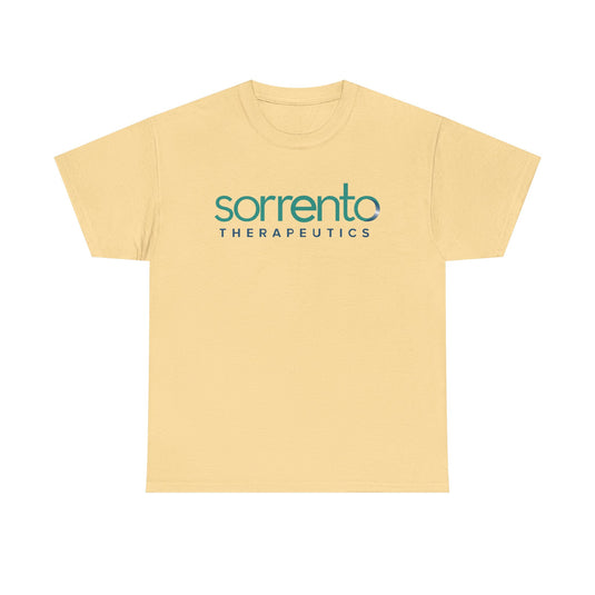 Sorrento Therapeutics T-Shirt - Biopharmaceutical Industry Bankrupt Logo Tee