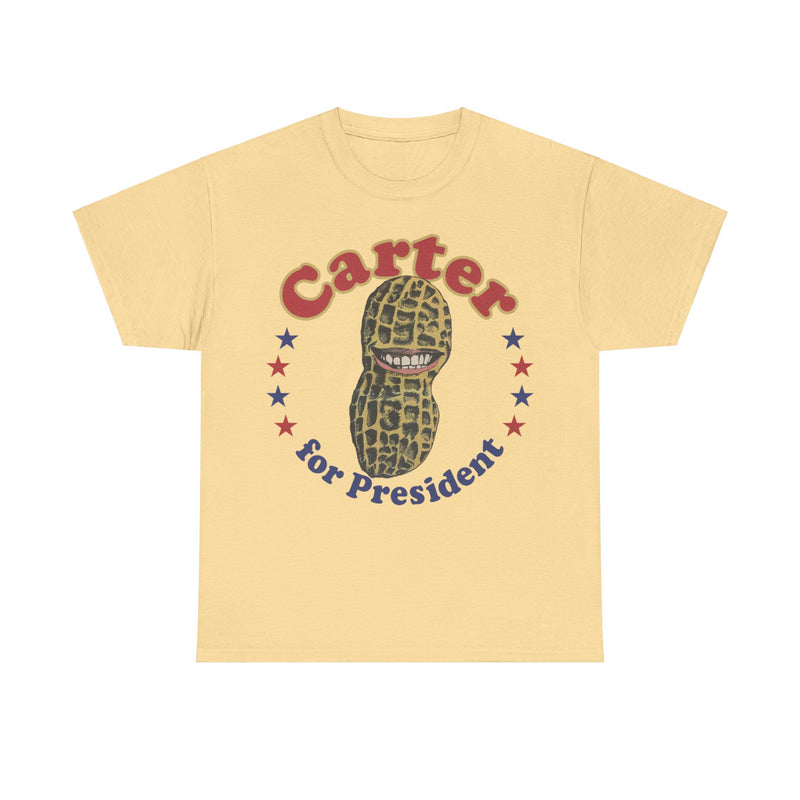 Load image into Gallery viewer, Carter for President Peanut Political Nostalgic Retro T-shirt
