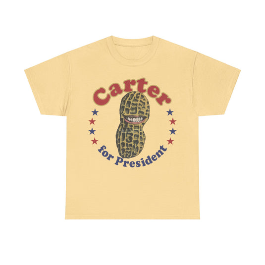 Carter for President Peanut Political Nostalgic Retro T-shirt