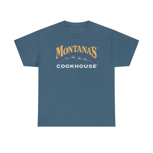 Montana's Cookhouse T-Shirt - Restaurant Industry Defunct Logo Tee