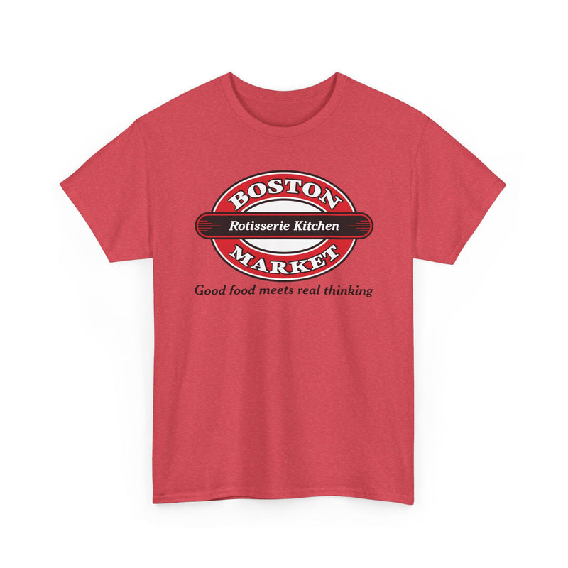 Load image into Gallery viewer, Boston Market T-Shirt Defunct Rotisserie Kitchen Good Food Meets Real Thinking
