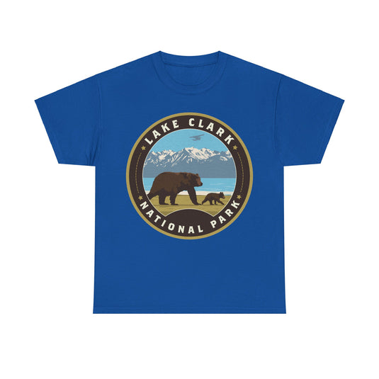 Lake Clark National Park Alaska Round Logo T-shirt