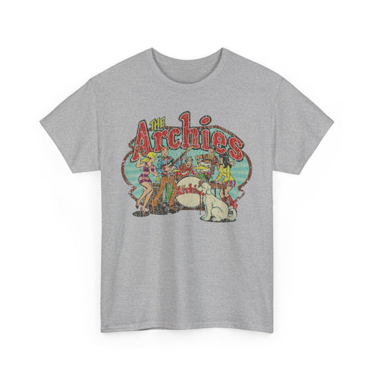 The Archies 1967 Archie Comics Rock Band Illustrated Comic Book T-shirt