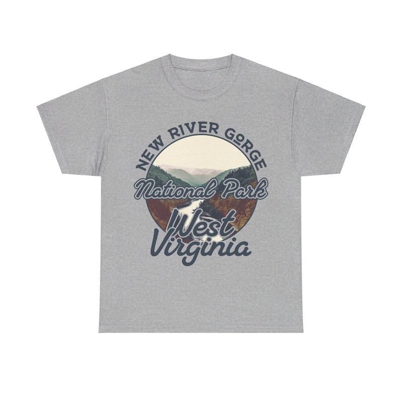 Load image into Gallery viewer, New River Gorge National Park West Virginia Poster Print T-shirt
