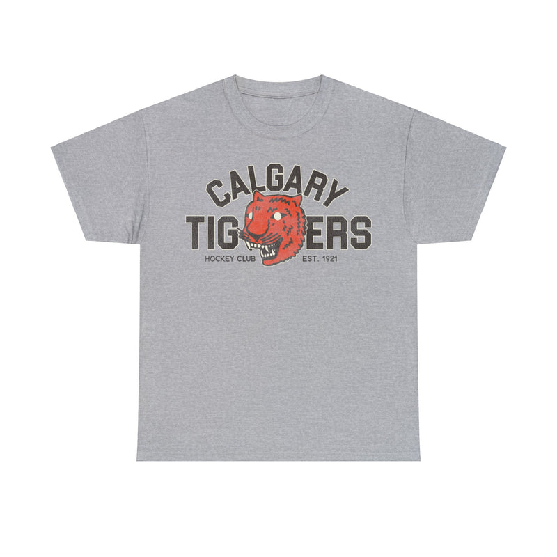 Load image into Gallery viewer, Calgary Tigers Hockey Team Nostalgic Logo T-shirt
