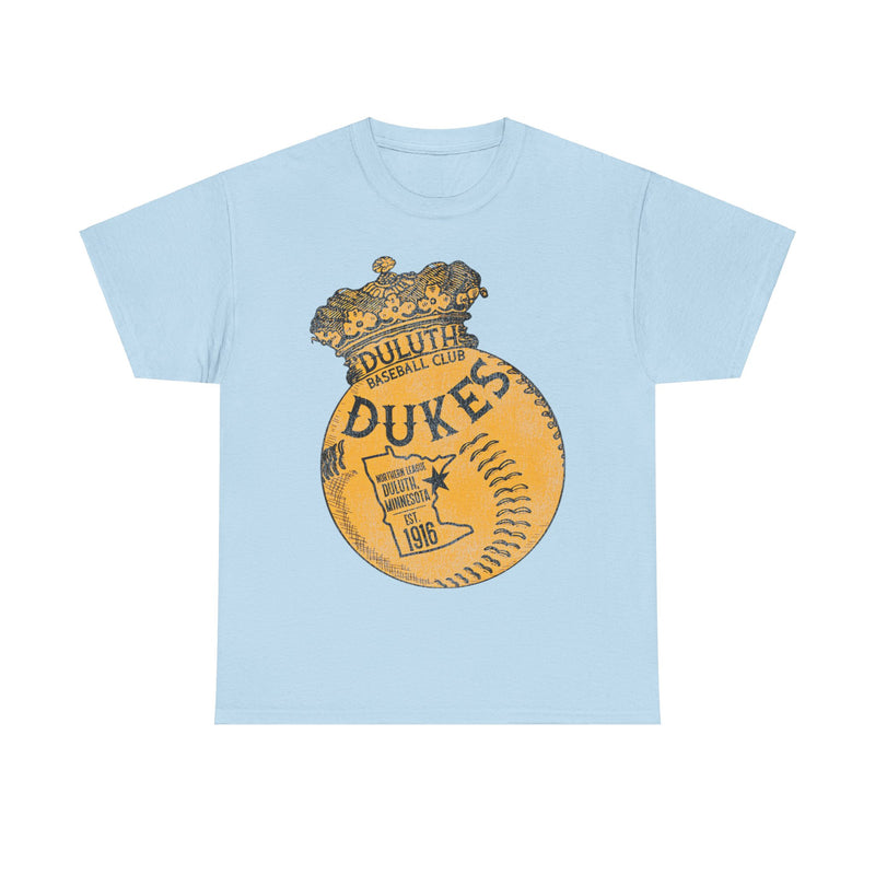 Load image into Gallery viewer, Duluth Dukes Nostalgic Retro Baseball Team T-shirt
