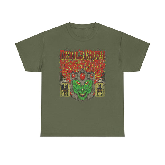 Devils Crush 1990 Turbografx Video Game Pinball T-shirt