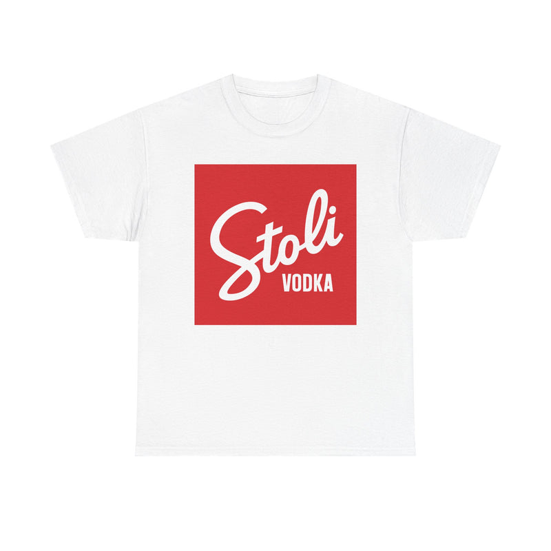 Load image into Gallery viewer, Stoli Vodka T-Shirt - Spirits Beverage Industry Bankrupt Logo Tee
