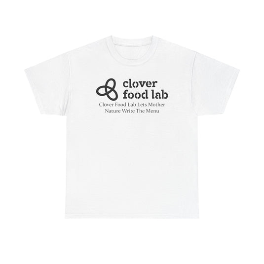Clover Food Lab T-Shirt - Restaurant Chain Logo Tee - Vegetarian