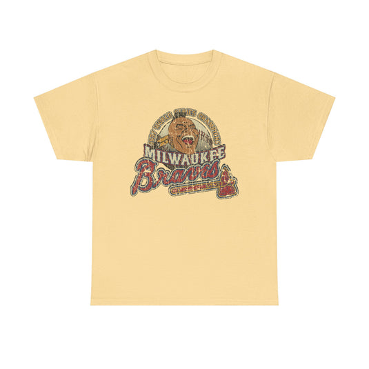 Milwaukee Braves World Champions Baseball Team T-shirt