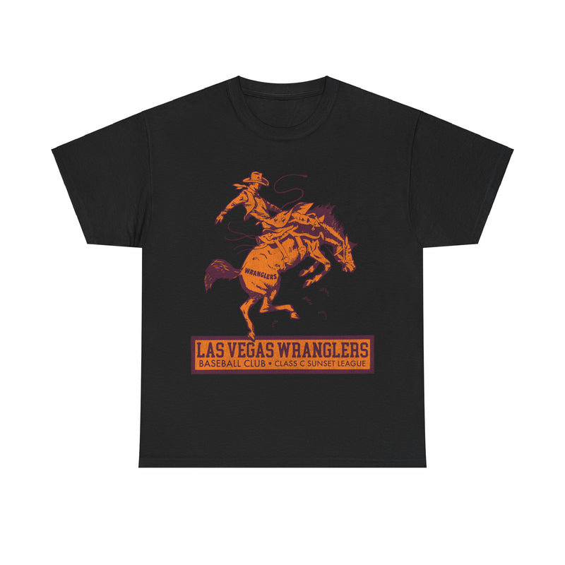 Load image into Gallery viewer, Las Vegas Wranglers Nostalgic Retro Baseball Team T-shirt
