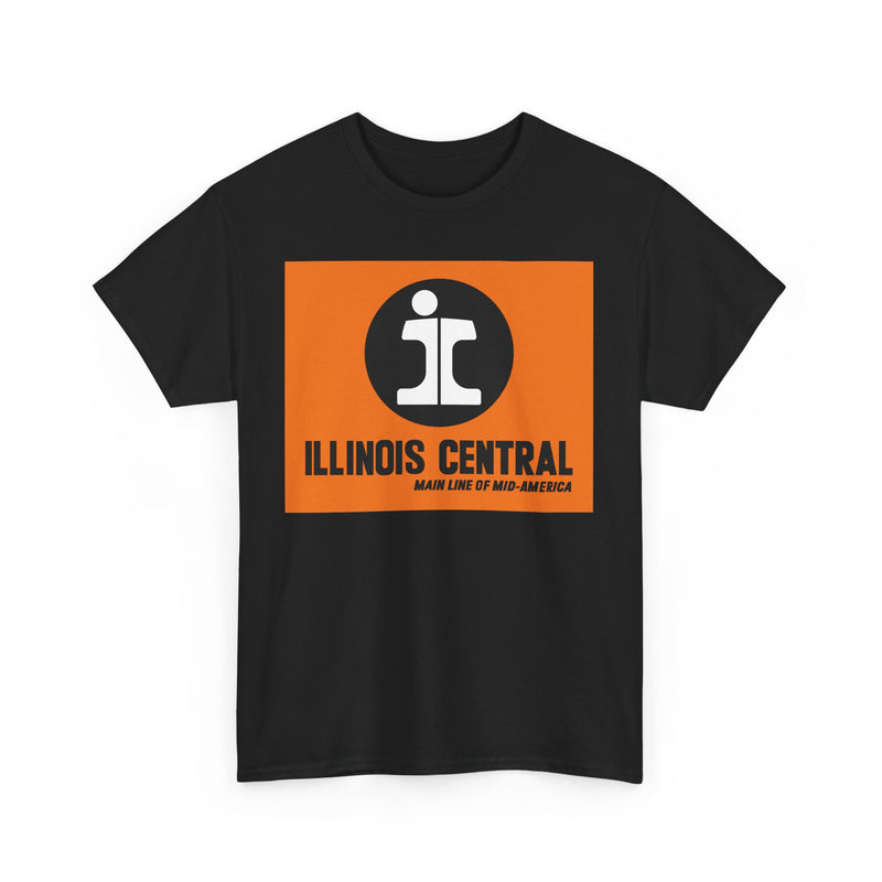 Load image into Gallery viewer, Illinois Central Main Line Mid-America Railroad Logo Train T-Shirt
