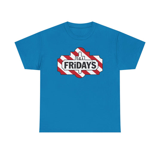 TGI Fridays T-Shirt Bankrupt Restaurant Chain Vintage Logo Tee