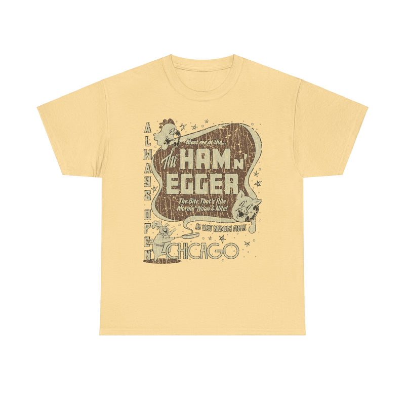 Load image into Gallery viewer, Ham n Egger Chicago Illinois Restaurant T-shirt
