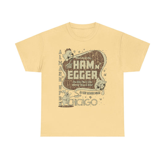 Ham n Egger Chicago Illinois Restaurant T-shirt