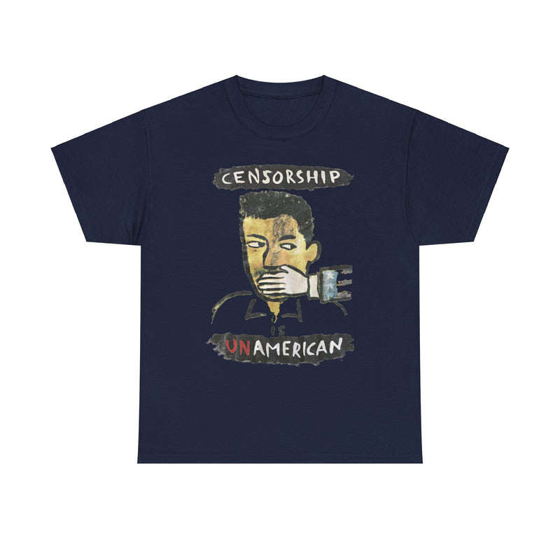 Load image into Gallery viewer, Censorship is Unamerican Political T-shirt
